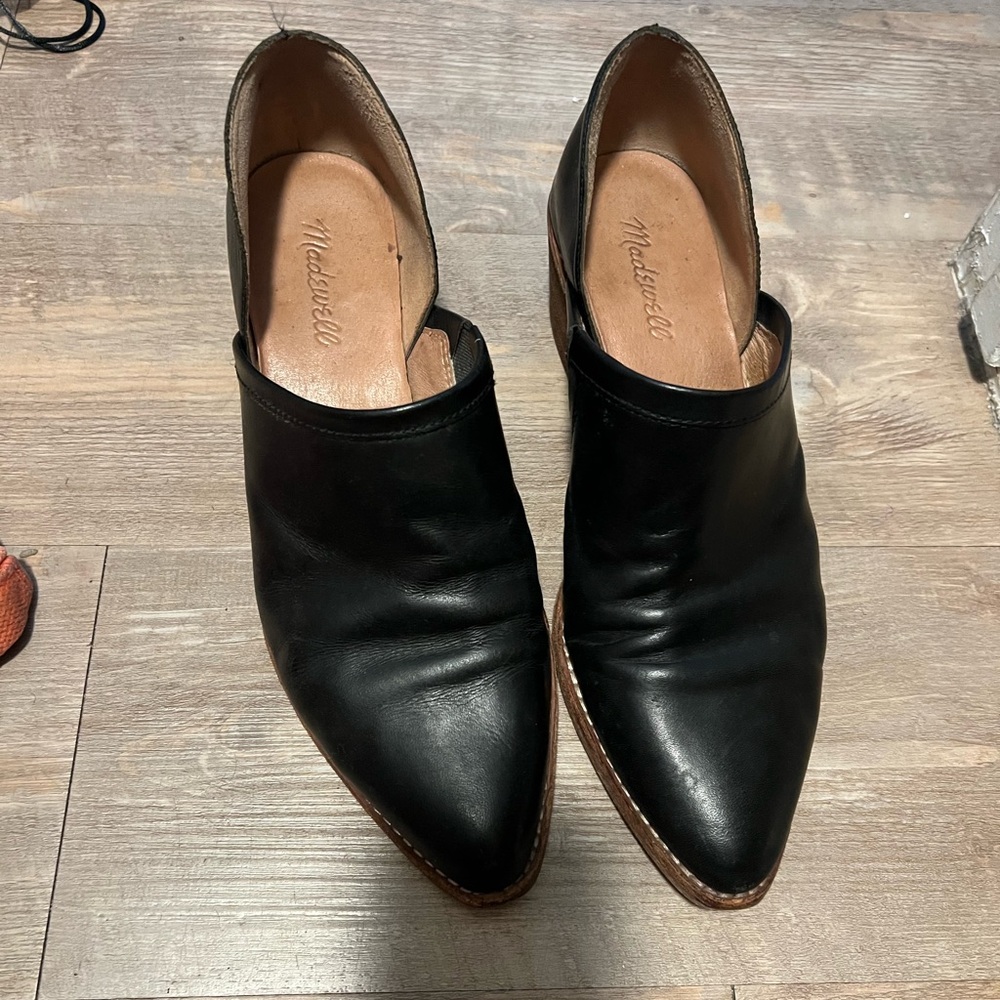 Madewell black booties